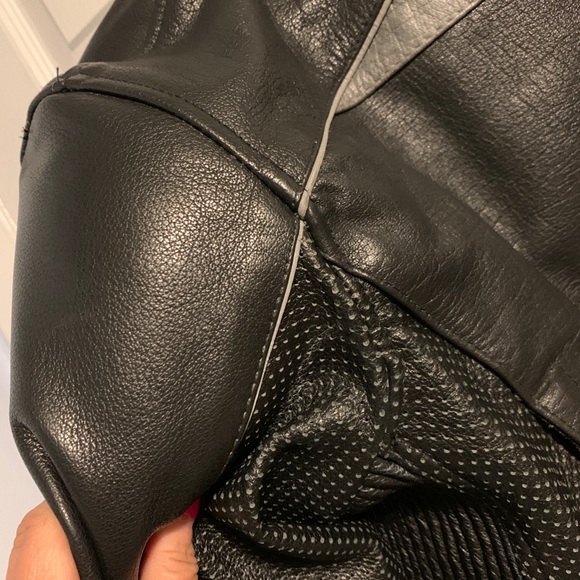 Women’s Armored Leather Jacket Zip-out Liner Heavy - Picture 11 of 11